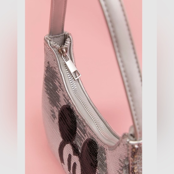 Disney Mickey Mouse Sequin Handbag - Picture 3 of 5